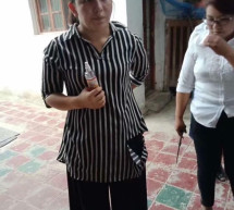 East Turkestan: Chinese Authorities Cut Off Uyghurs’ Dresses They Deem ‘’Too Long’’ East Turkestan: Chinese Authorities Cut Off Uyghurs’ Dresses They Deem ‘’Too Long’’