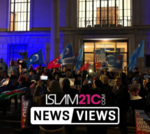 Demonstrations in London call for an end to Chinese oppression of Uyghur Muslims Demonstrations in London call for an end to Chinese oppression of Uyghur Muslims