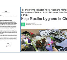 Islamic Association of New Zealand Refuses Aid from China in Protest at Uyghur Camps Islamic Association of New Zealand Refuses Aid from China in Protest at Uyghur Camps