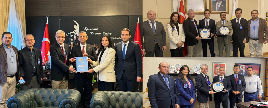 Uyghur Delegation Conducted Visits in the Grand National Assembly of Turkey Uyghur Delegation Conducted Visits in the Grand National Assembly of Turkey