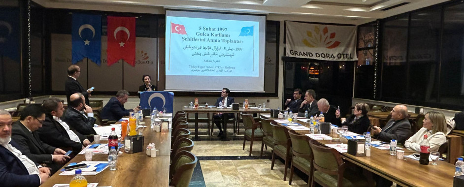 Turkiye Uyghur NGO Platform Held a Memorial Meeting in Ankara for the 28th Anniversary of the Ghulja Massacre Turkiye Uyghur NGO Platform Held a Memorial Meeting in Ankara for the 28th Anniversary of the Ghulja Massacre